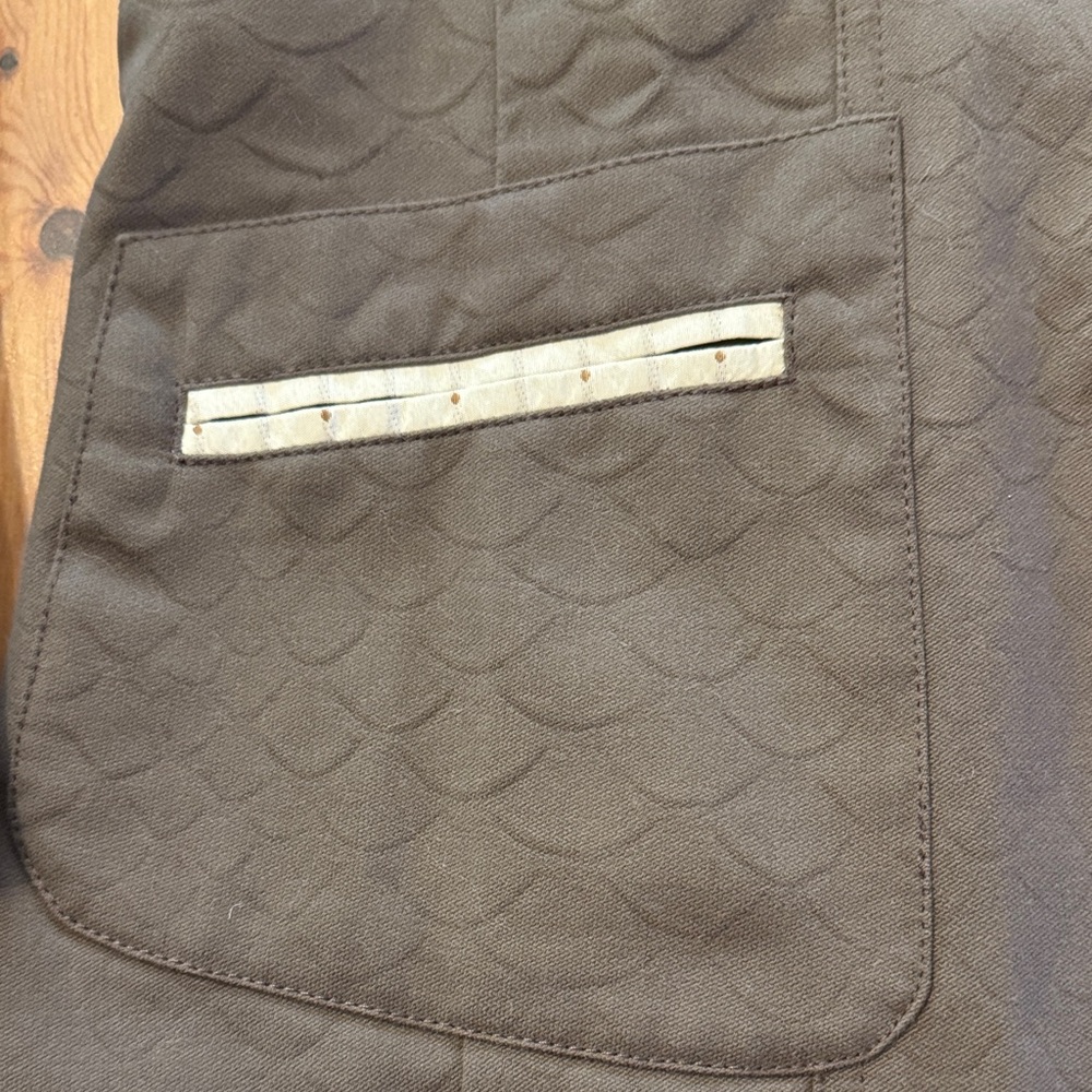 New! Armani Collezioni Textured Button-Up Jacket Size 4 - Picture 2 of 12